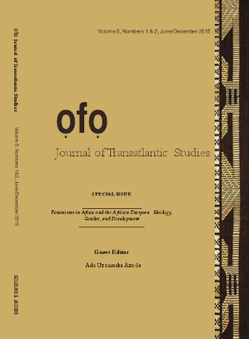 ỌfỌ: Journal of Transatlantic Studies cover